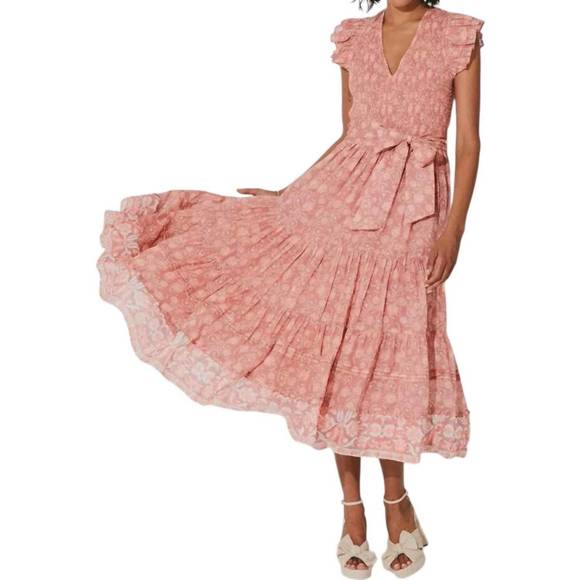 NEW CLEOBELLA marcella midi dress in camara floral